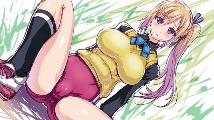 Vertical seam from the bull dance senior Red bloomers seem clearly split crotch picture www "nayatani of Phantom World" 4