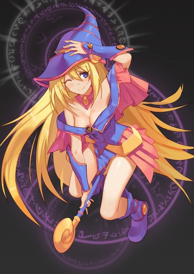 "Game King" dark magician girl, blonde busty breast's costume is lots of exposure but leave enough CT be a www part 13 2