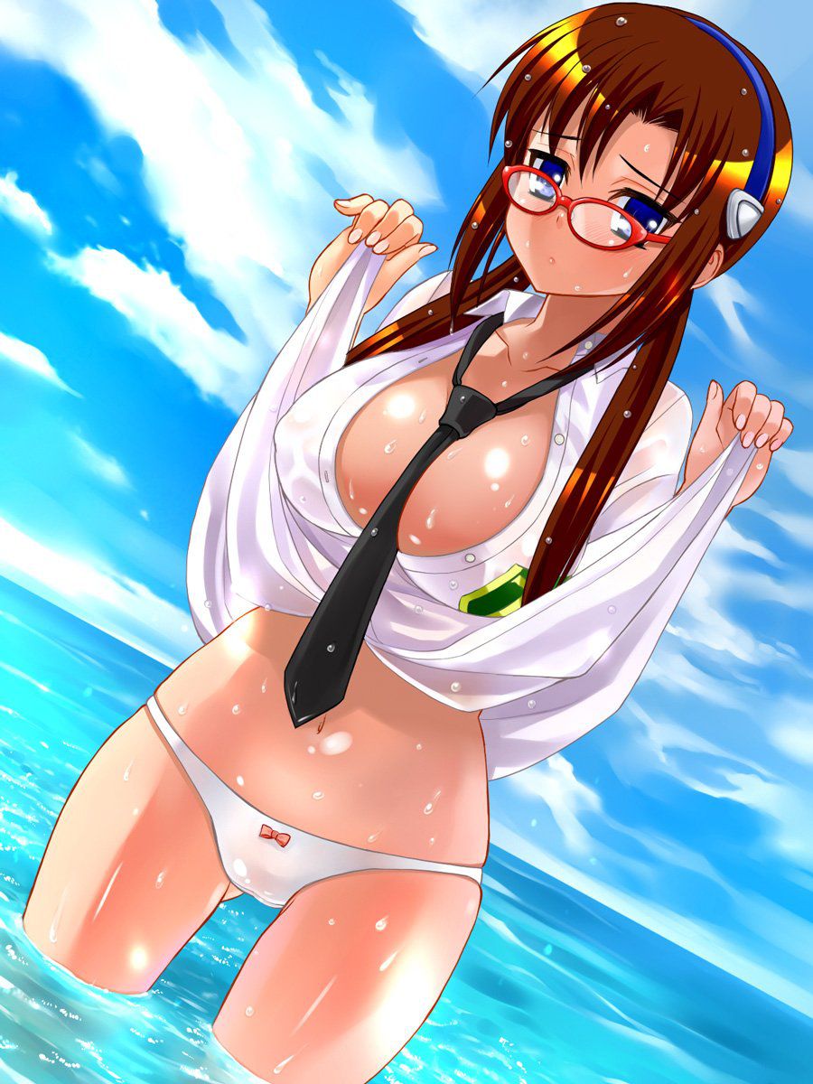 «Neon Genesis Evangelion» to enjoy sex with a refreshing smile makinami Mari illustrious makinami 11