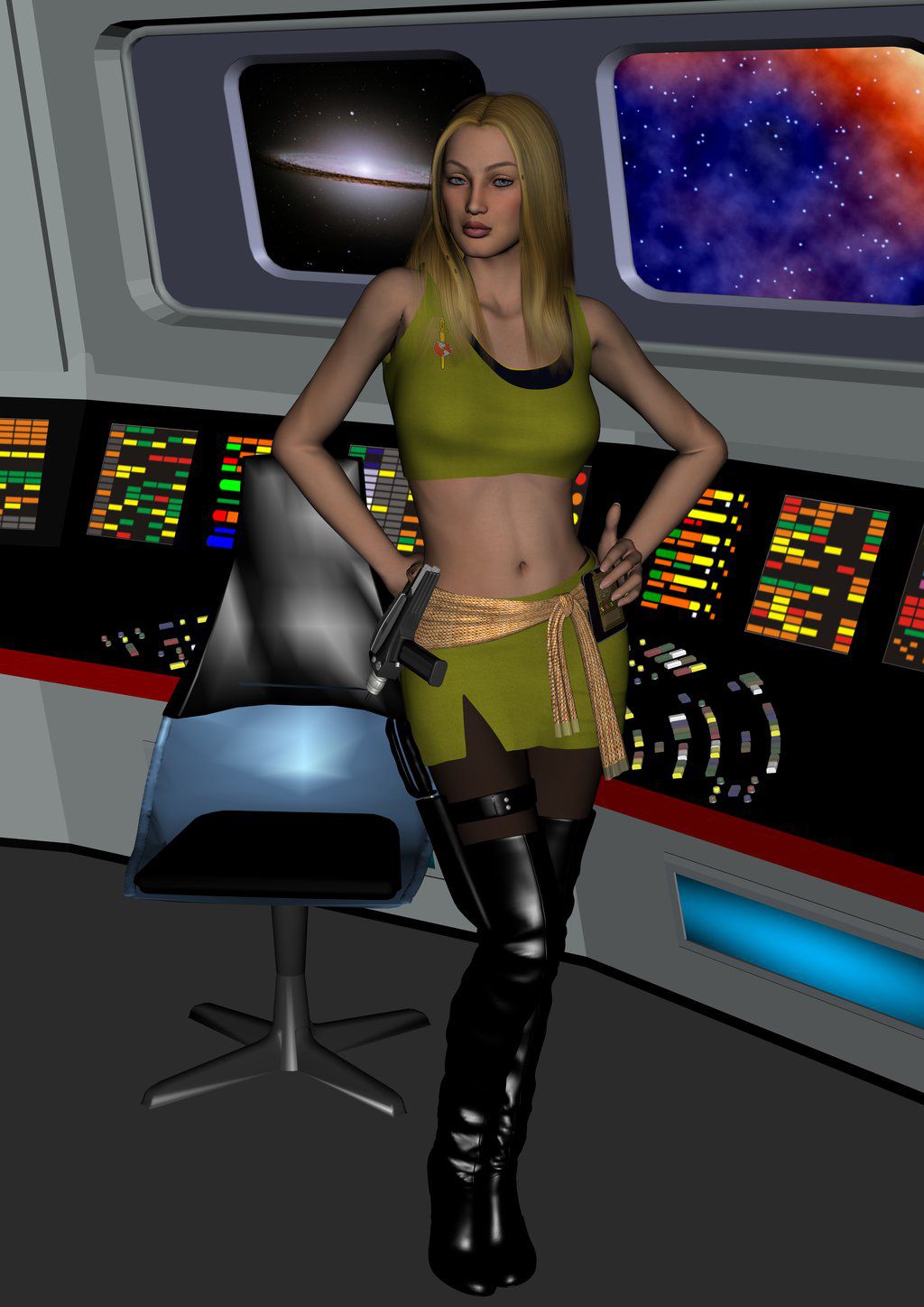 Star Trek Mirro Universe Female Uniforms 22