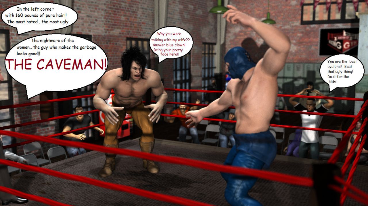 KINKY FIGHTS IN THE ARENA and the wrestling pawgs! #1 10