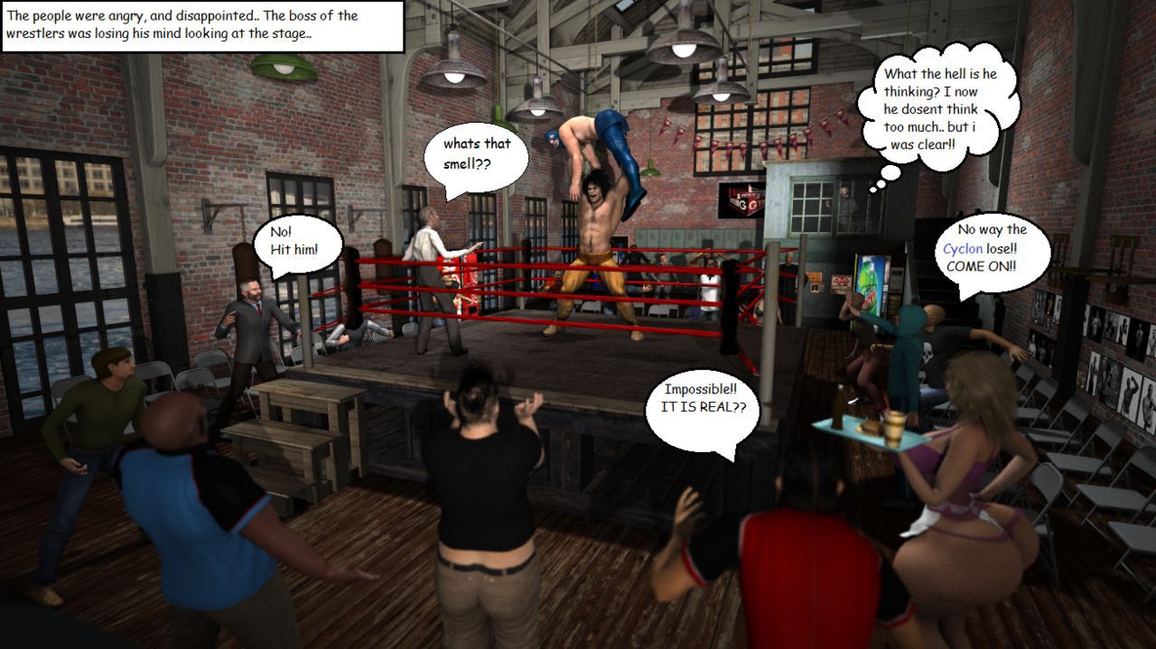 KINKY FIGHTS IN THE ARENA and the wrestling pawgs! #1 17