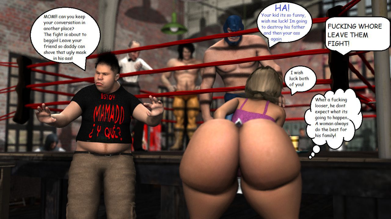 KINKY FIGHTS IN THE ARENA and the wrestling pawgs! #1 8
