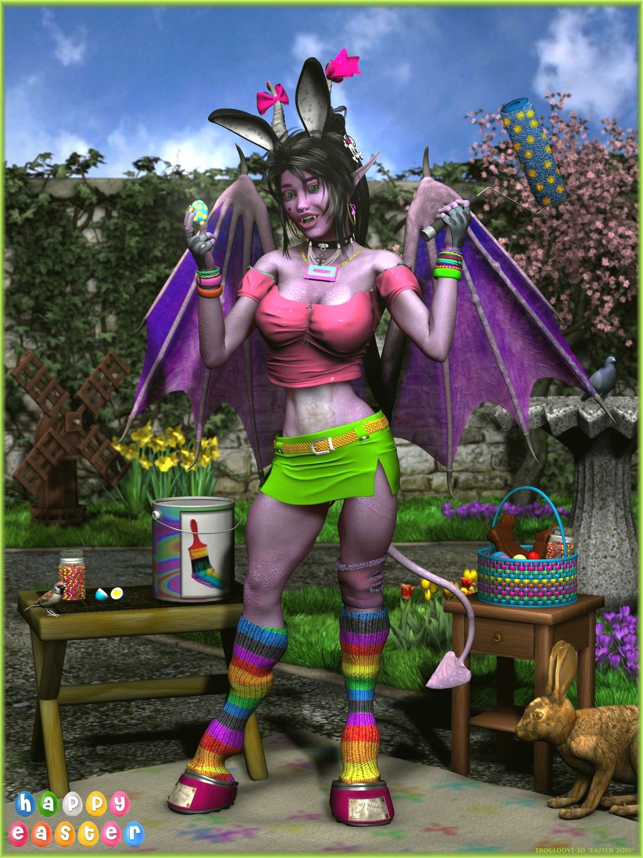 [caugar] Fun Demon Girls 124