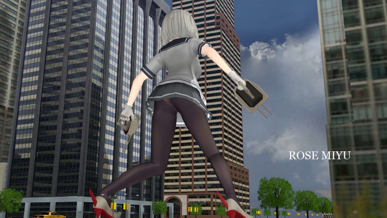 GIANTESS MMD IMAGE SET (ROSE MIYU) 巨大娘mmd 画像フォルダー 1