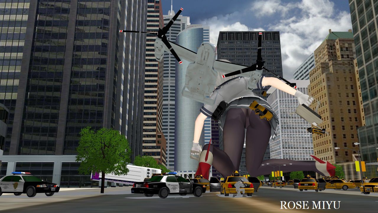 GIANTESS MMD IMAGE SET (ROSE MIYU) 巨大娘mmd 画像フォルダー 7