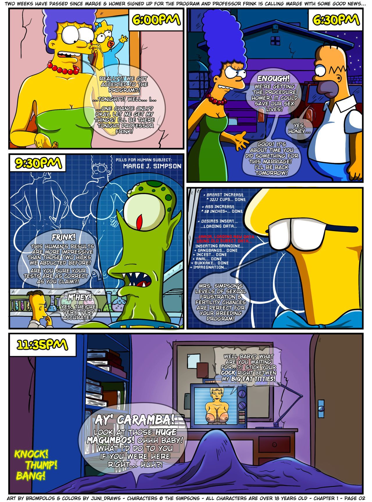 [Brompolos/Juni_Draws] The Sexensteins (Simpsons) [Ongoing] 3