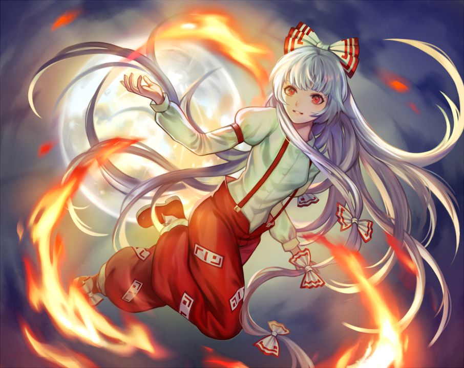 [Secondary] [East] want to see cute pictures of Fujiwara no mokou! 2 17