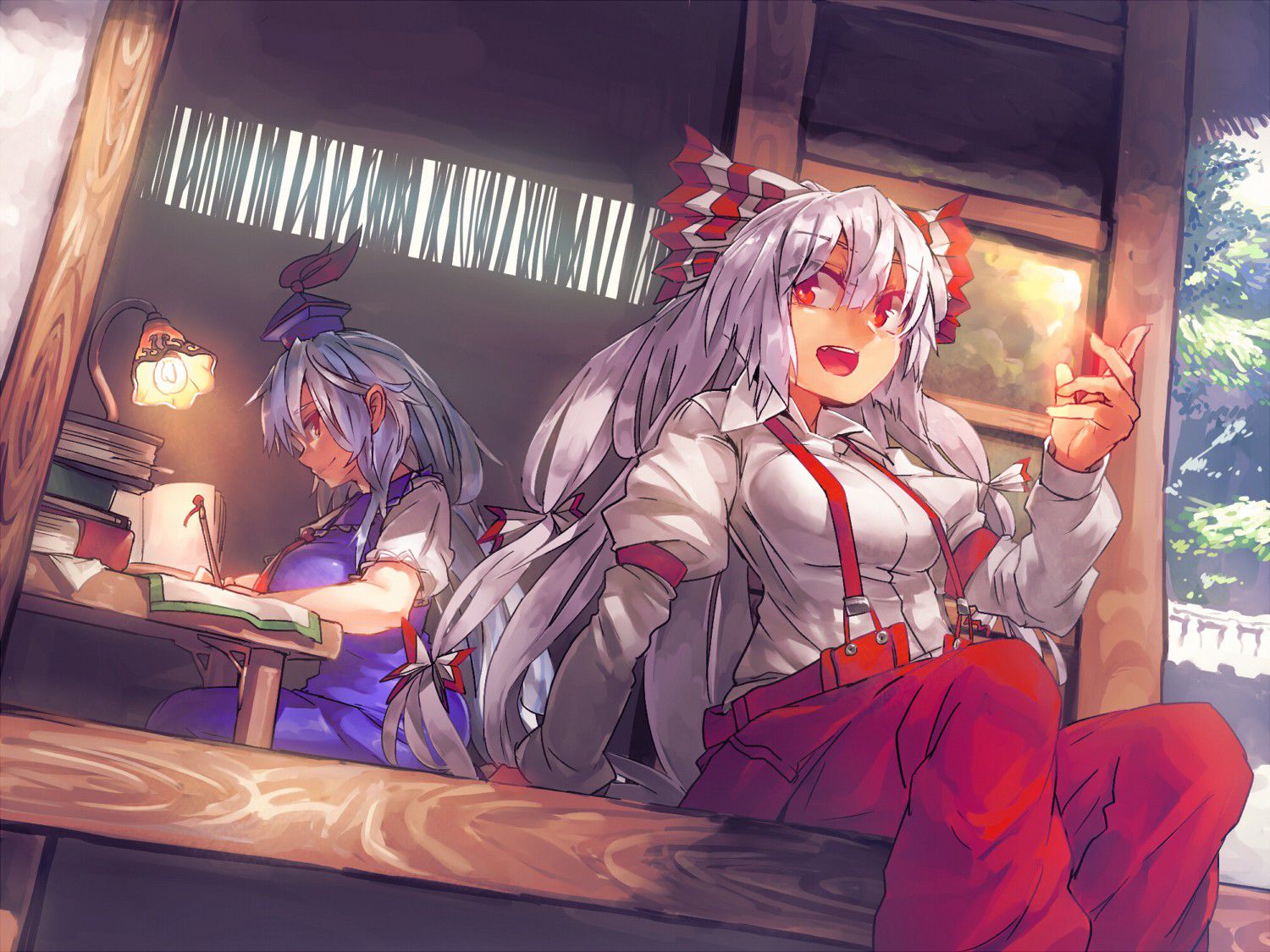 [Secondary] [East] want to see cute pictures of Fujiwara no mokou! 2 21