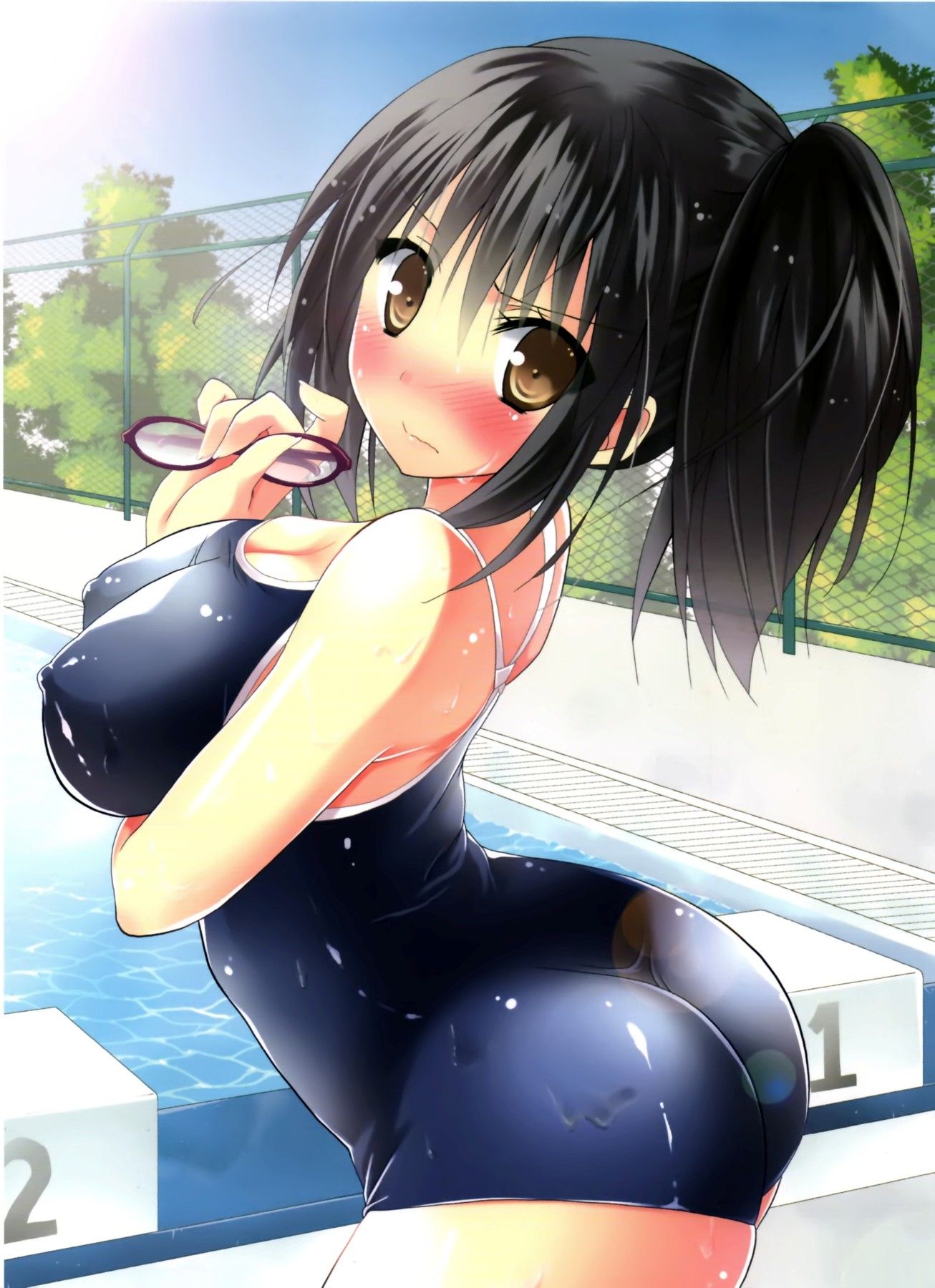 Secondary erotic picture to admire our water girl ass sukumizu [loli spanking] 2
