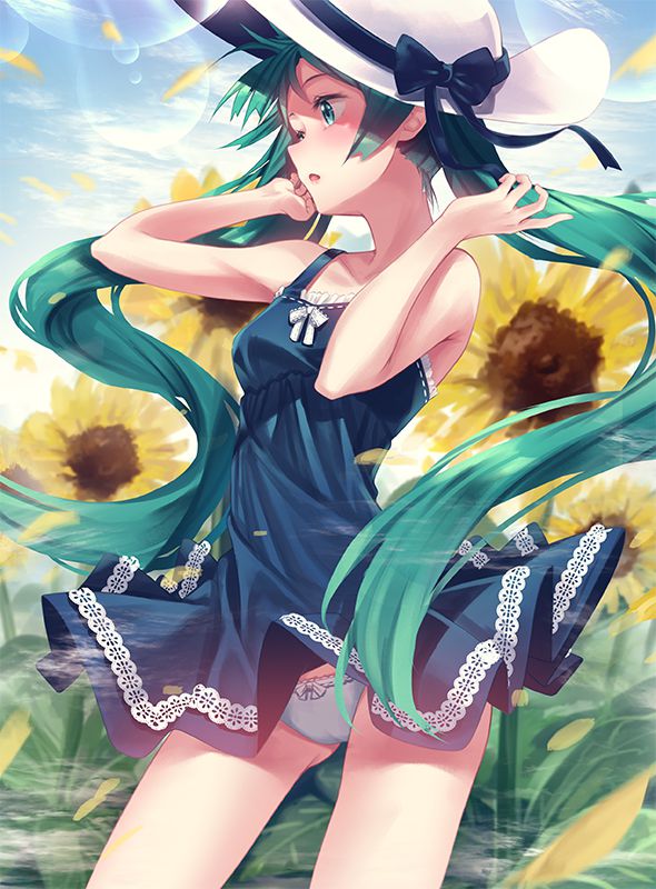 [Secondary, ZIP] summer 2: girl with a sunflower or image summary 35