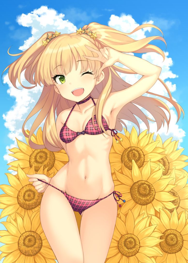 [Secondary, ZIP] summer 2: girl with a sunflower or image summary 5