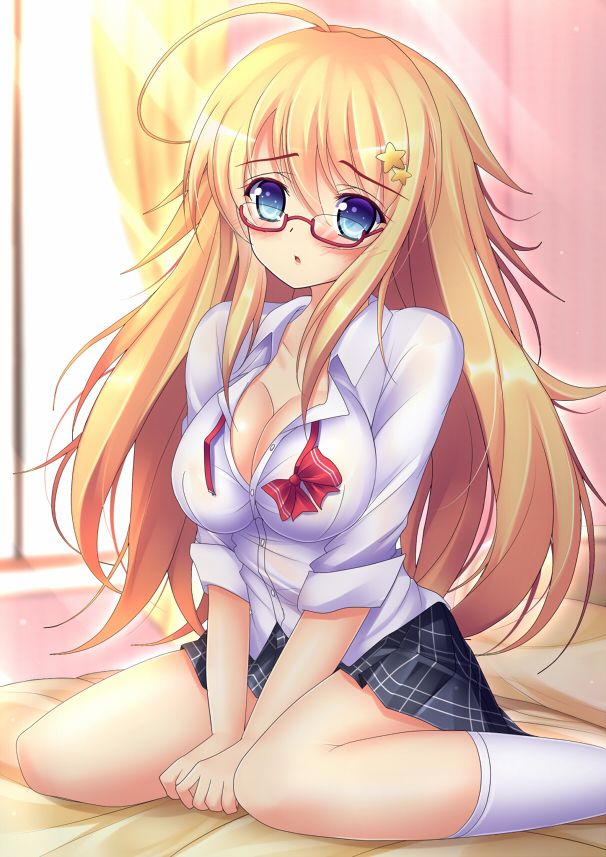 Secondary images of the girls put on glasses part 1-45 [erotic and non-erotic] 31