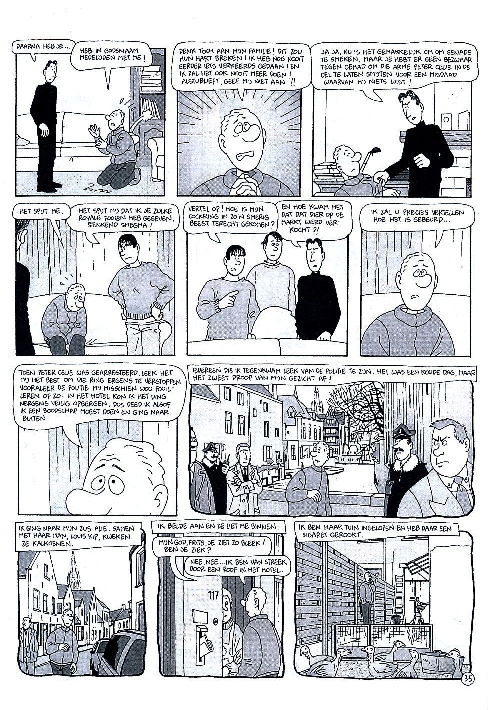 Flikkerzicht - 05 - Het Mysterie Van De Gouden Cockring (Dutch) Een "Gay strip" van Tom Bouden 39