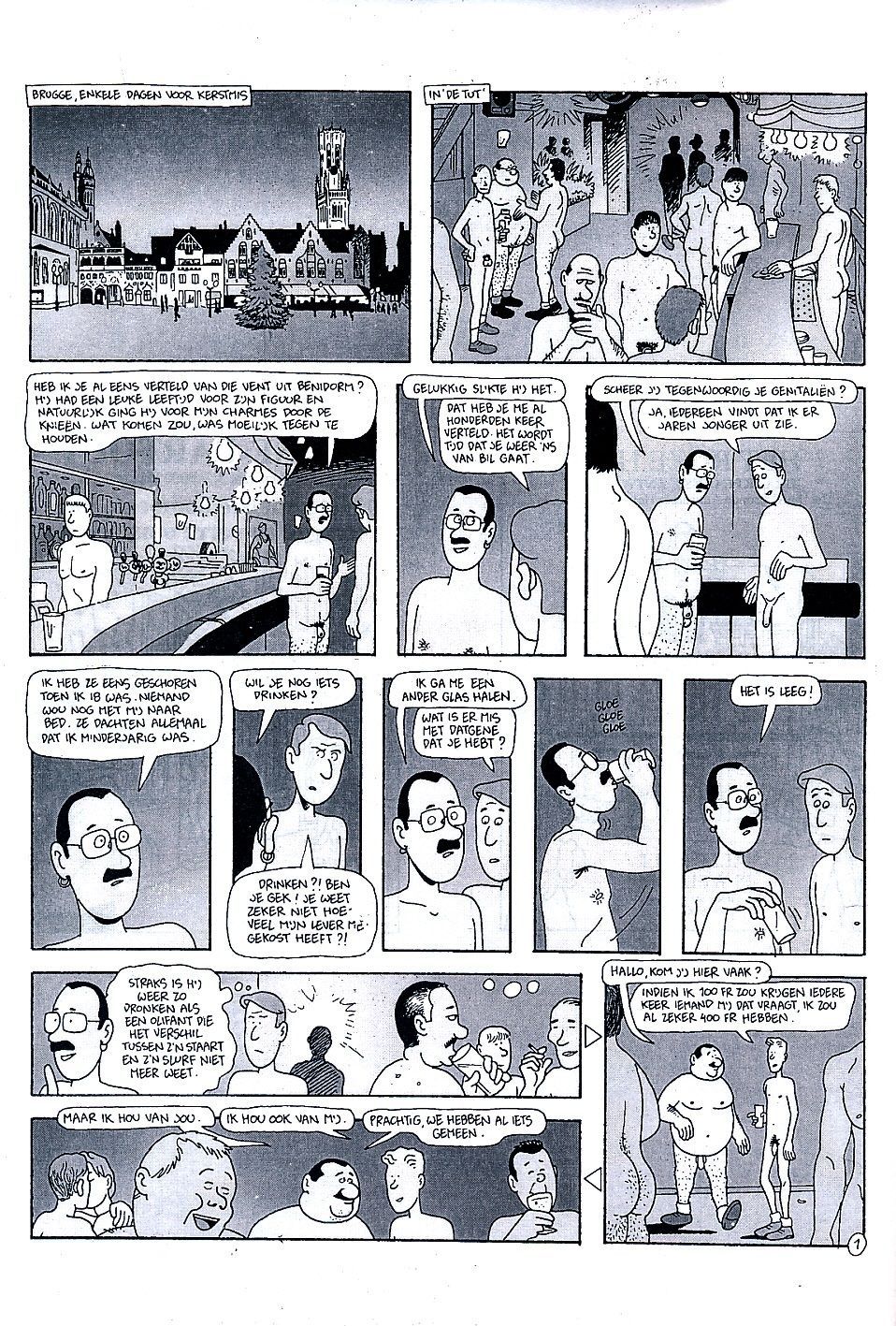 Flikkerzicht - 05 - Het Mysterie Van De Gouden Cockring (Dutch) Een "Gay strip" van Tom Bouden 5