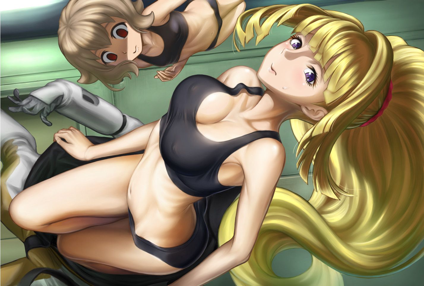 [Secondary erotic] [Gundam] 2 images I got stressed tits blonde babe cuderia, Aina, and Bernstein's! 2 9