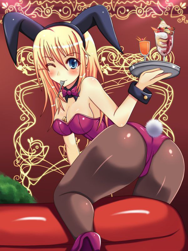 Two-dimensional erotic pictures of the Bunny girl. 17