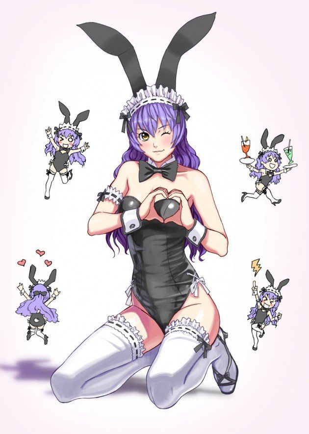 Two-dimensional erotic pictures of the Bunny girl. 9