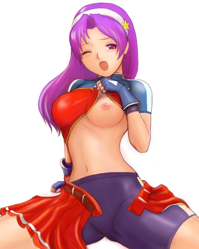 [The King of fighters: artists who want to see Athena asamiya hentai pictures! 9