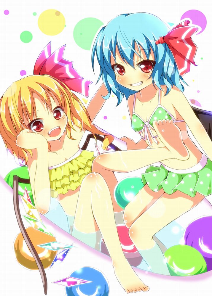 [Secondary, ZIP] cute swimsuit images of girls in the touhou Project 18