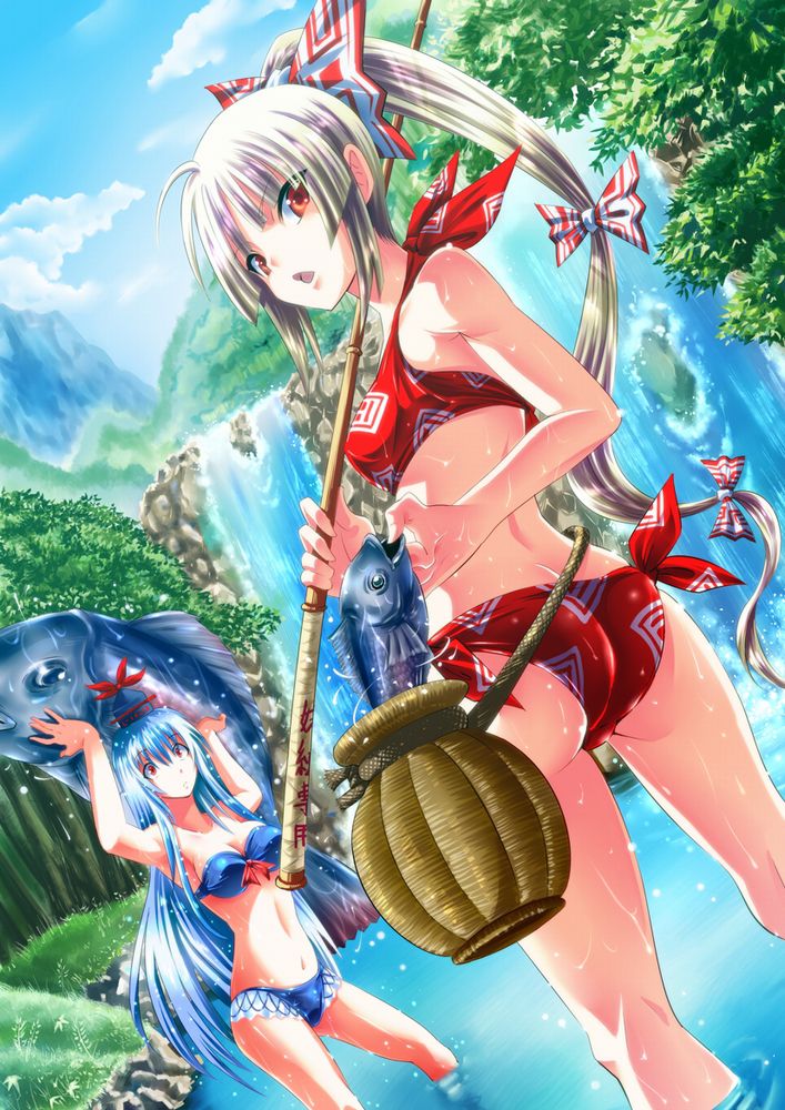 [Secondary, ZIP] cute swimsuit images of girls in the touhou Project 41