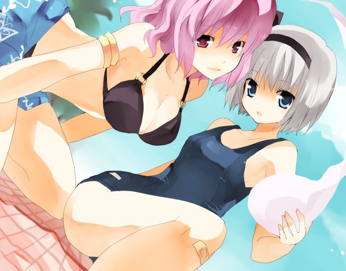 [Secondary, ZIP] cute swimsuit images of girls in the touhou Project 5