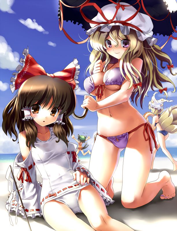 [Secondary, ZIP] cute swimsuit images of girls in the touhou Project 6