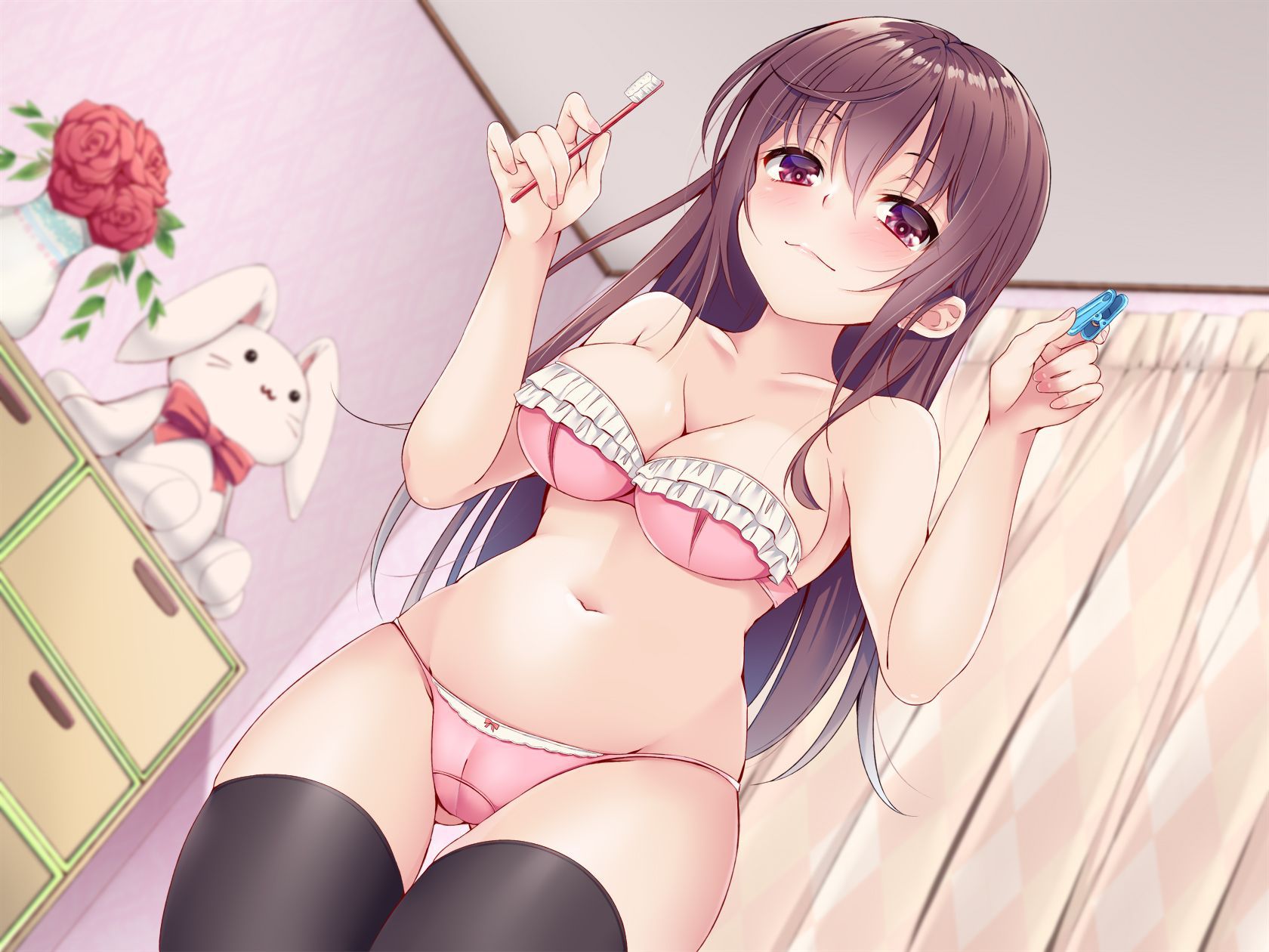 【Erotic Anime Summary】 Erotic image over Mansuji crisp pants 【Secondary erotic】 20
