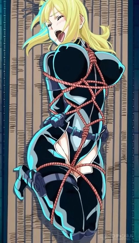 Erotic image of Nancy Lee with an ahe face about to fall for pleasure! 【Ninja Slayer】 9