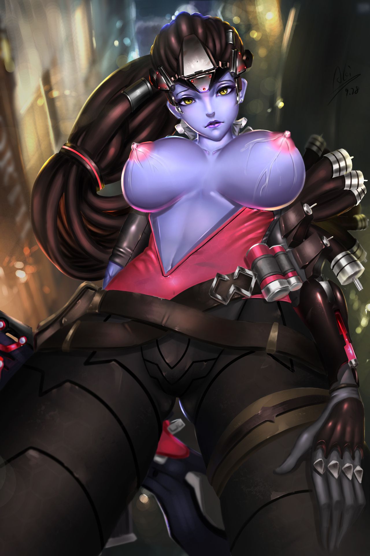 [Overwatch] erotic images of the widowmaker (American, LACI) part 5 1