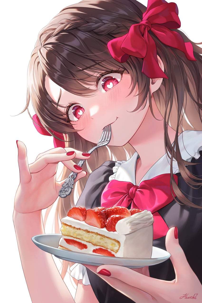 【Carnival of Love】Secondary image of a girl eating strawberry shortcake 11