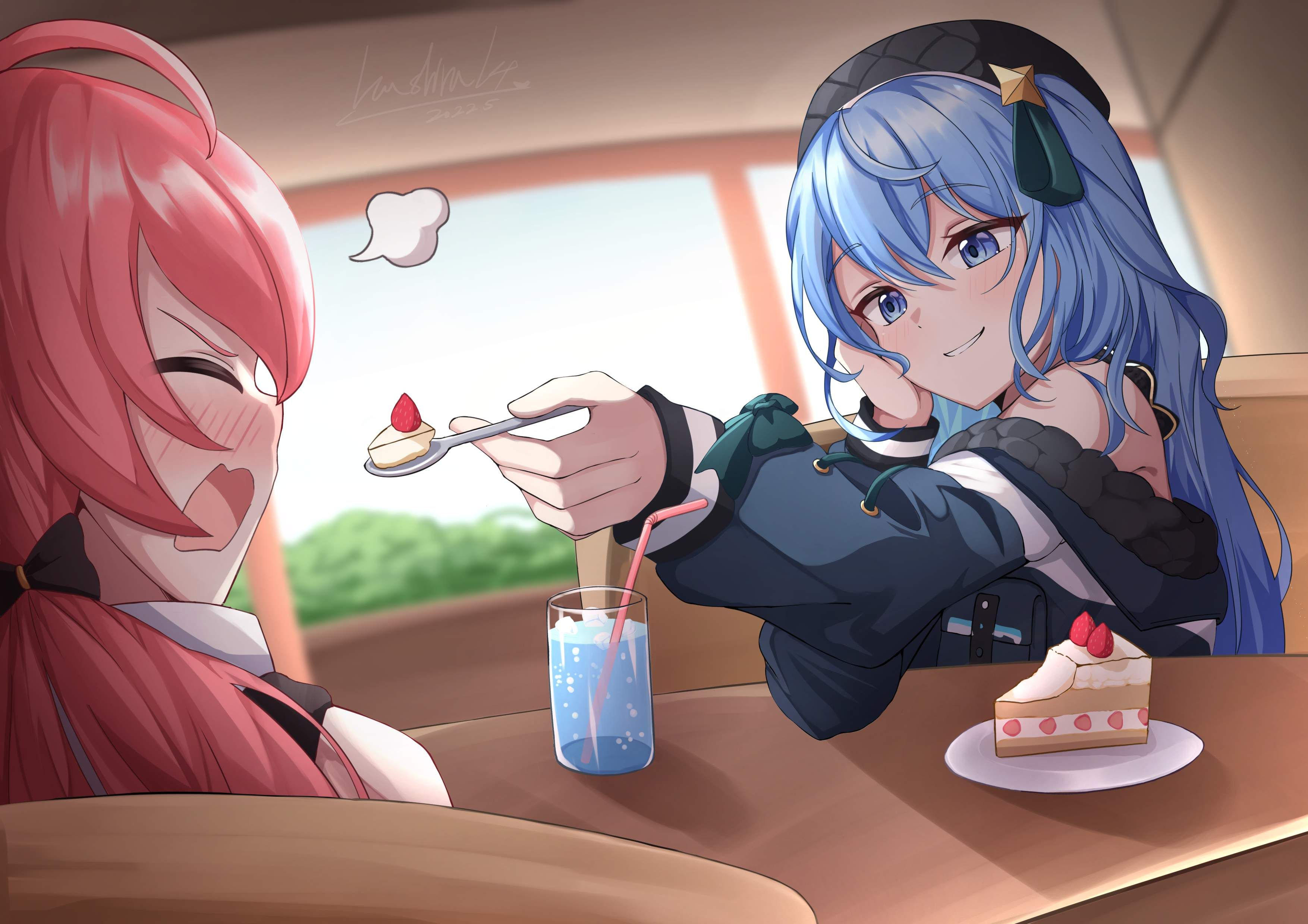 【Carnival of Love】Secondary image of a girl eating strawberry shortcake 14