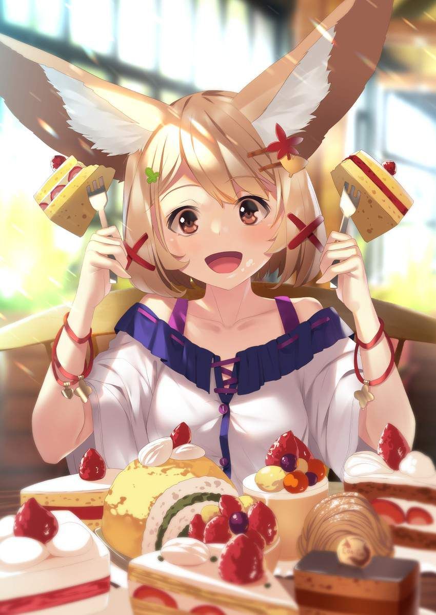 【Carnival of Love】Secondary image of a girl eating strawberry shortcake 3
