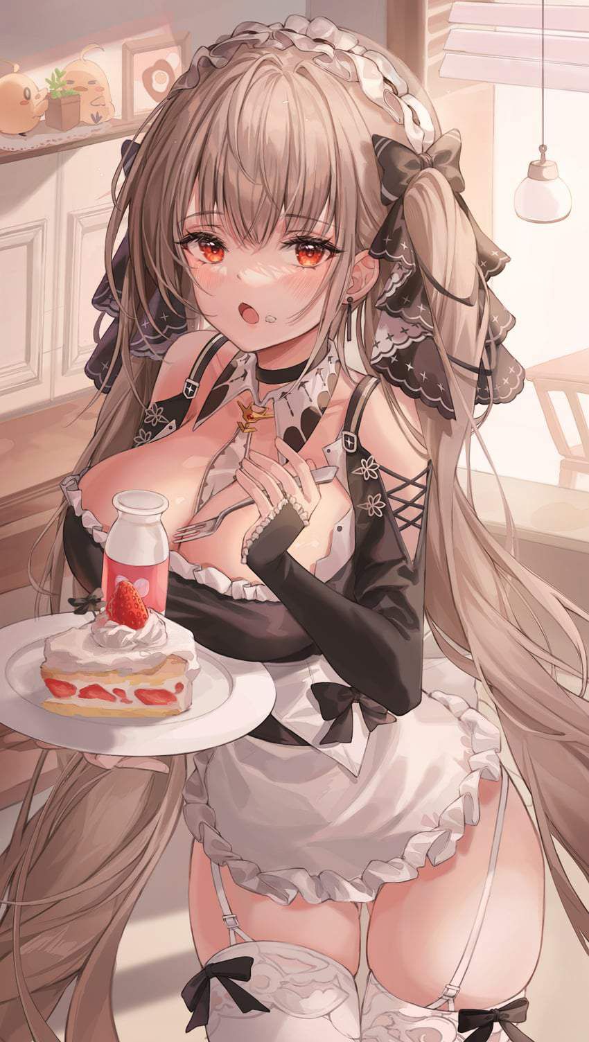 【Carnival of Love】Secondary image of a girl eating strawberry shortcake 33