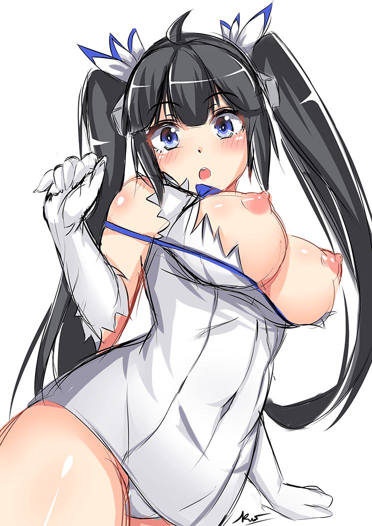 [Dan town] Hestia's example on you was breasts highlighted loli big breasts I was cute girl MoE erotic pictures part 6 18