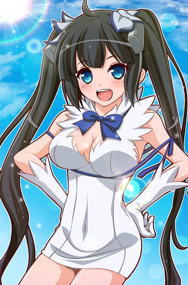 [Dan town] Hestia's example on you was breasts highlighted loli big breasts I was cute girl MoE erotic pictures part 6 26