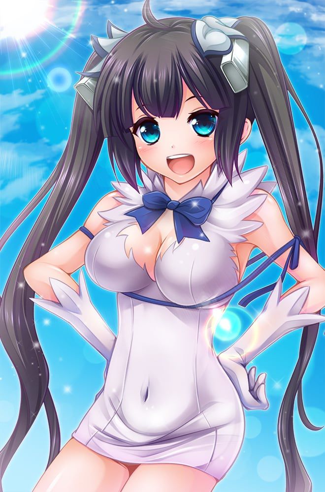 [Dan town] Hestia's example on you was breasts highlighted loli big breasts I was cute girl MoE erotic pictures part 6 27