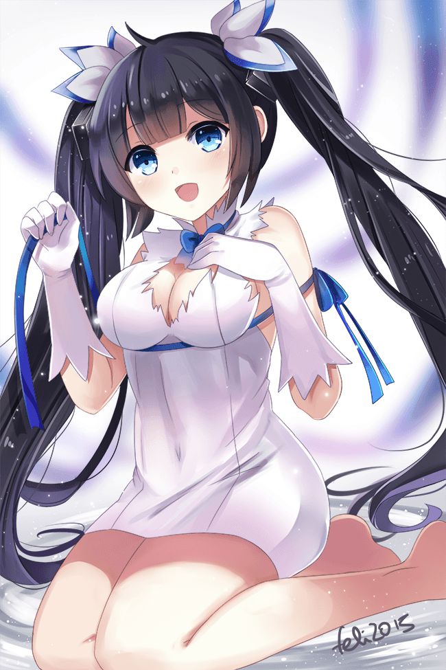 [Dan town] Hestia's example on you was breasts highlighted loli big breasts I was cute girl MoE erotic pictures part 6 4