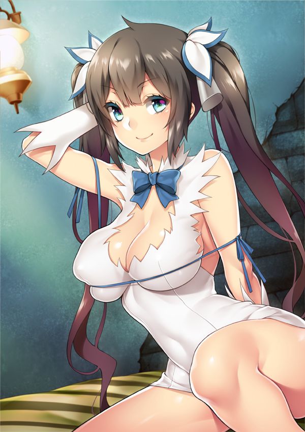 [Dan town] Hestia's example on you was breasts highlighted loli big breasts I was cute girl MoE erotic pictures part 6 7
