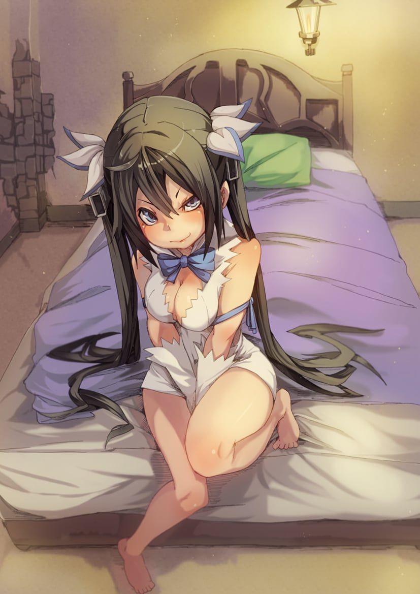 [Dan town] Hestia's example on you was breasts highlighted loli big breasts I was cute girl MoE erotic images part 3 10