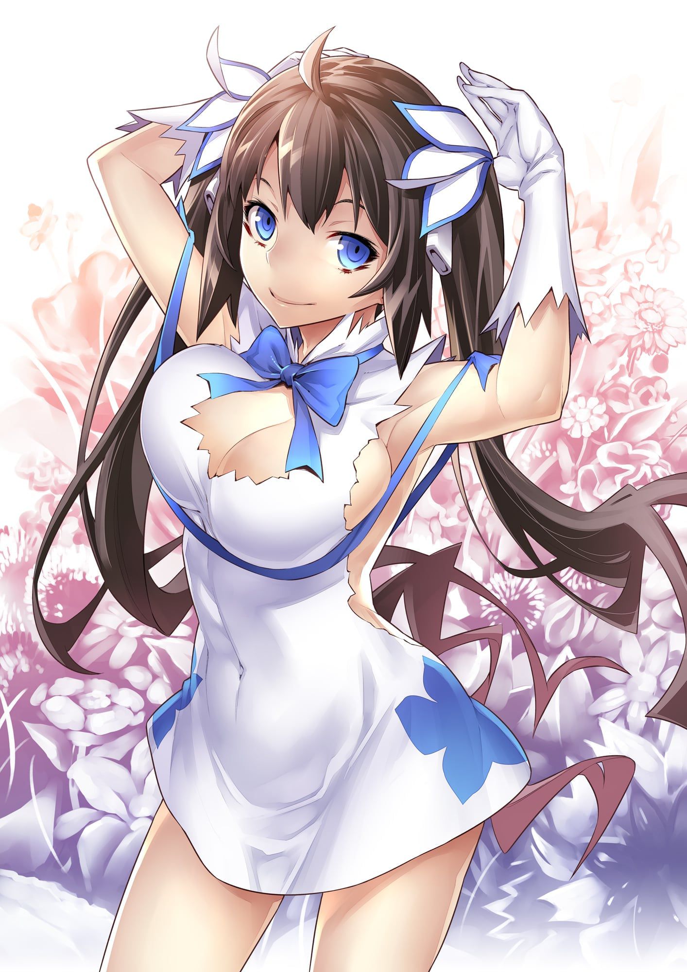 [Dan town] Hestia's example on you was breasts highlighted loli big breasts I was cute girl MoE erotic images part 3 19