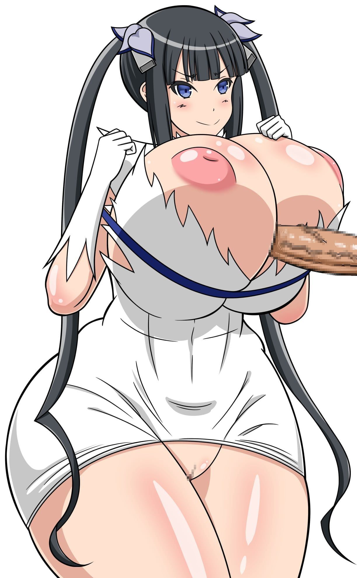 [Dan town] Hestia's example on you was breasts highlighted loli big breasts I was cute girl MoE erotic images part 3 22