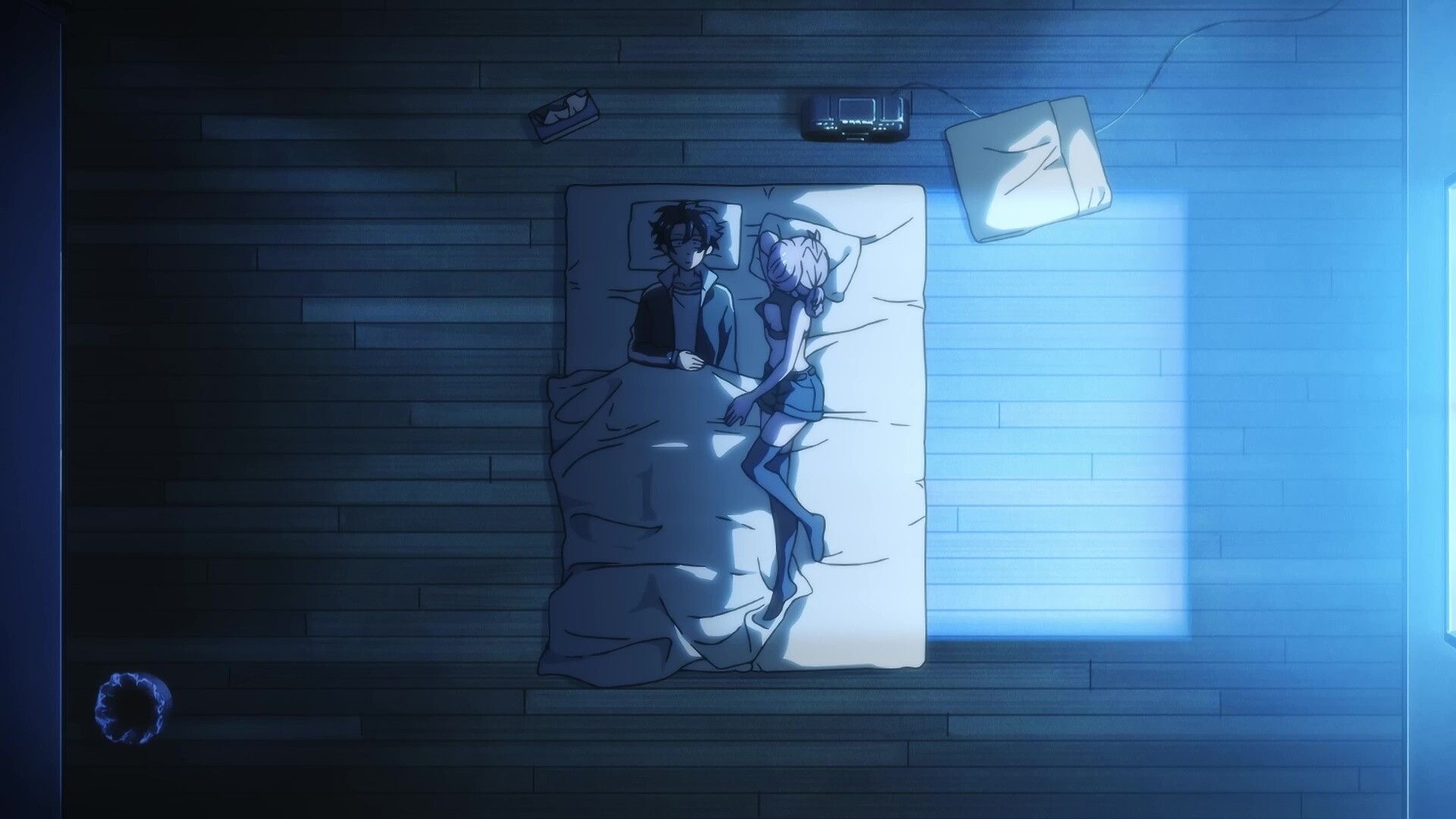 Anime "Yofukashi no Uta" A scene where you yapple with an erotic girl on a futon! Broadcasting starts in July 14