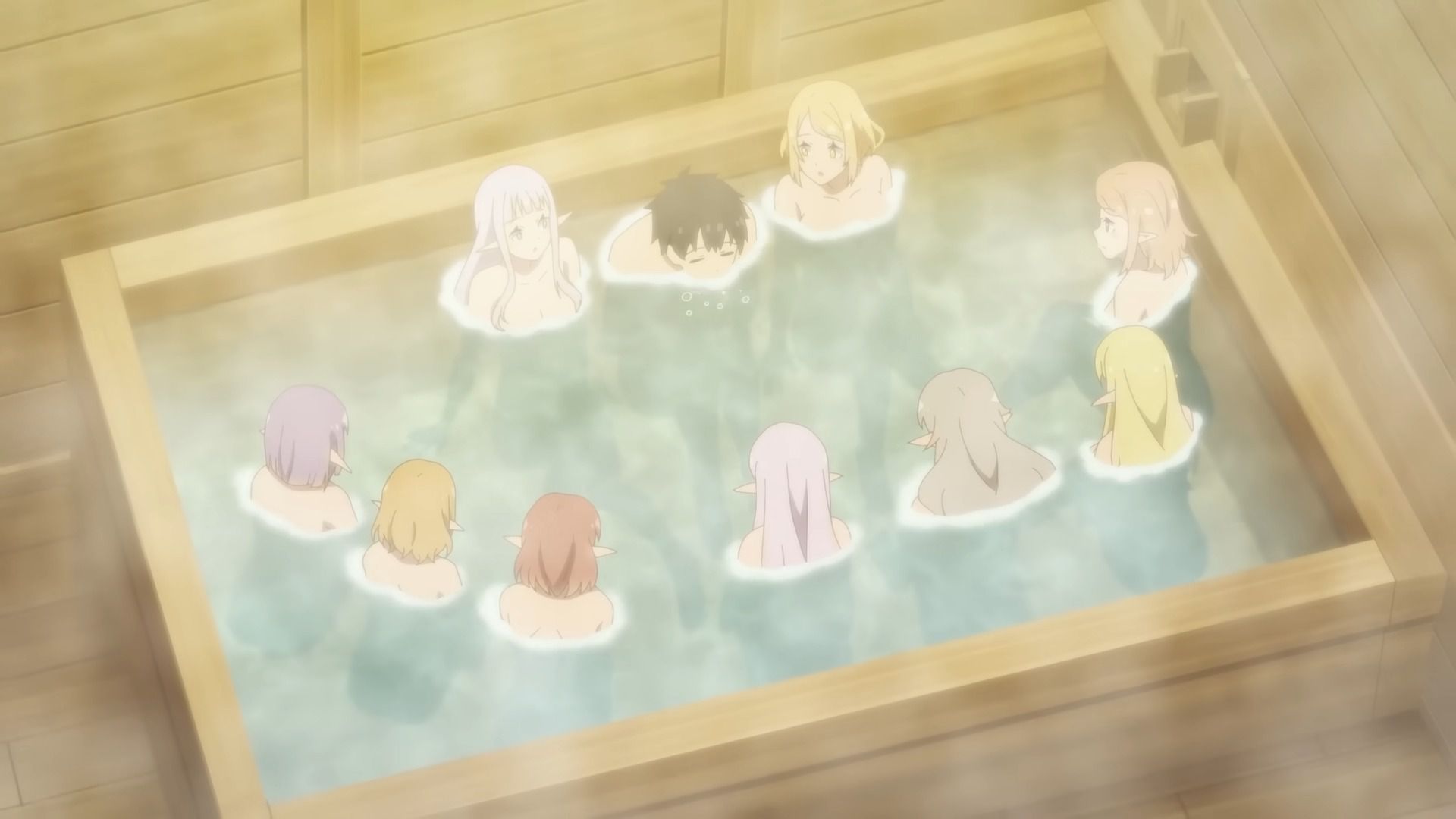 Anime "Relaxing Farmer in Another World" Erotic scenes such as baths with girls! Broadcast in January 23