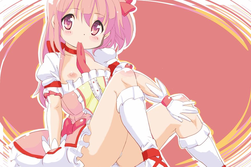 Erotic pictures of Kaname [puella Magi Madoka Magica: Madoka, trying to be happy! 3