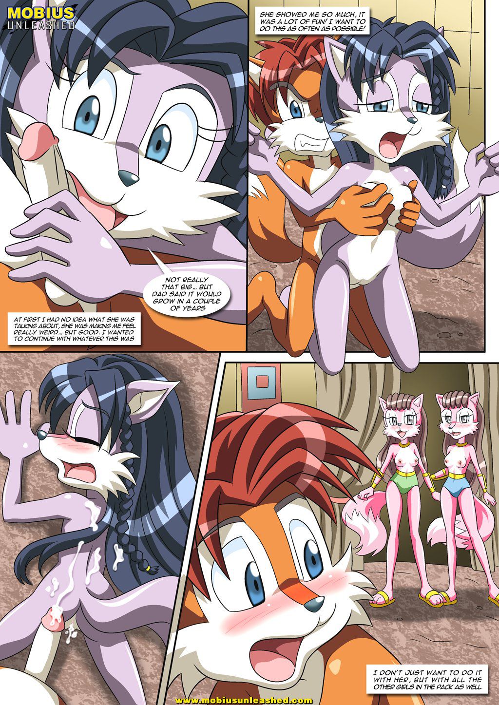 [Palcomix] A Wolf Pack Affair (Sonic the Hedgehog) [Ongoing] 3