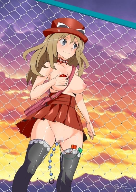 [Pokemon] Pokemon heroine, her trainer MoE erotic pictures part 6 20