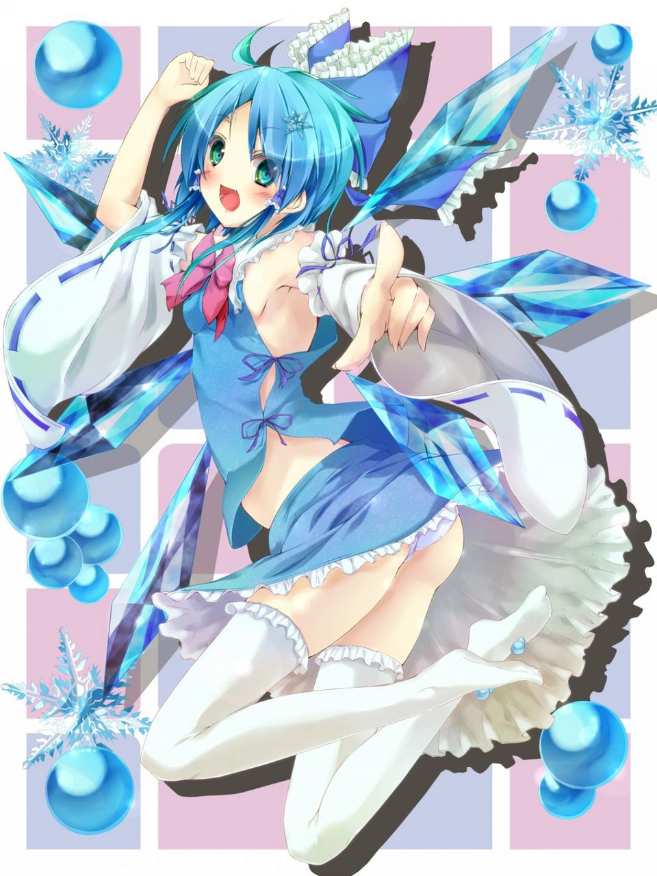 [Touhou Project: admire cirno's second erotic images. 14