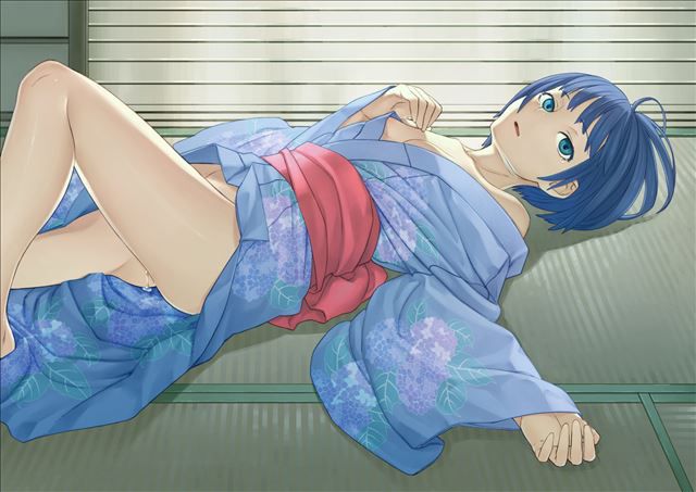 I'm waiting in the summer of erotic pictures part 7 (ver.) [blue hair and cat ears] 3