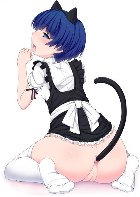 I'm waiting in the summer of erotic pictures part 7 (ver.) [blue hair and cat ears] 5